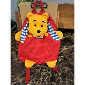 Disney Winnie The Pooh Bear Plush Backpack